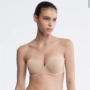 Calvin Klein Strapless Push Bra